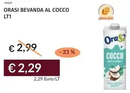 Prezzemolo e Vitale Orasi bevanda al cocco offerta