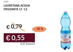 Prezzemolo e Vitale Lauretana acqua frizzante offerta
