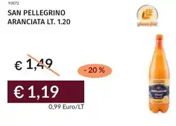 Prezzemolo e Vitale San pellegrino aranciata offerta