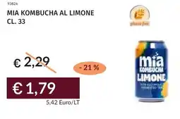 Prezzemolo e Vitale Mia kombucha al limone offerta