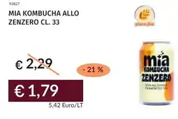 Prezzemolo e Vitale Mia kombucha allo zenzero offerta