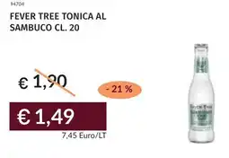 Prezzemolo e Vitale Fever tree tonica al sambuco offerta
