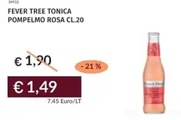 Prezzemolo e Vitale Fever tree tonica pompelmo rosa offerta