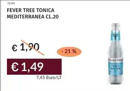 Prezzemolo e Vitale Fever tree tonica mediterranea offerta