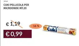 Prezzemolo e Vitale Cuki pellicola per microonde mt.20 offerta