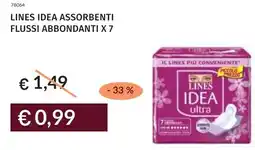 Prezzemolo e Vitale Lines idea assorbenti flussi abbondanti x 7 offerta