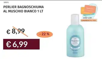 Prezzemolo e Vitale Perlier bagnoschiuma al muschio bianco offerta
