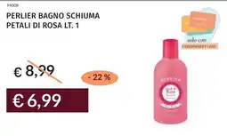 Prezzemolo e Vitale Perlier bagno schiuma petali di rosa offerta