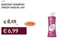 Prezzemolo e Vitale Biopoint shampoo speedy hair offerta