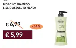 Prezzemolo e Vitale Biopoint shampoo liscio assoluto offerta