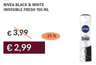 Prezzemolo e Vitale Nivea black & white inivisible fresh offerta