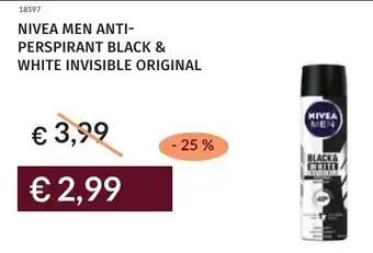 Prezzemolo e Vitale Nivea men anti- perspirant black & white invisible original offerta