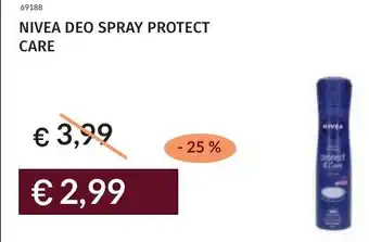 Prezzemolo e Vitale Nivea deo spray protect care offerta
