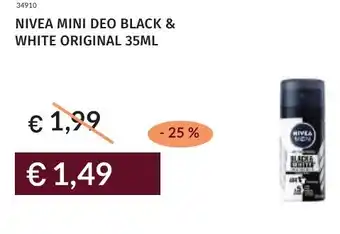Prezzemolo e Vitale Nivea mini deo black & white original offerta