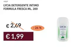 Prezzemolo e Vitale Lycia detergente intimo formula fresca offerta