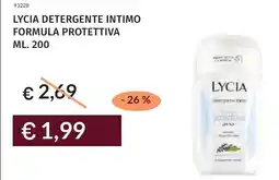 Prezzemolo e Vitale Lycia detergente intimo formula protettiva offerta