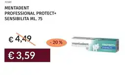 Prezzemolo e Vitale Mentadent professional protect+ sensibilita offerta