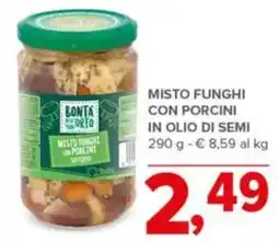 Todis Misto funghi con porcini in olio di semi offerta