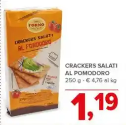 Todis Crackers salati al pomodoro offerta