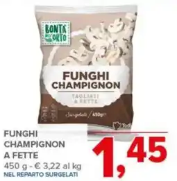 Todis Bonta dell'orto funghi champignon offerta