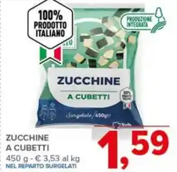 Todis Bonta dell'orto zucchine a cubetti offerta