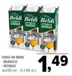 Todis Beldi vino bianco offerta
