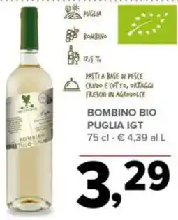 Todis Bombino bio puglia IGT offerta