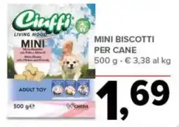 Todis Ciuffi mini biscotti per cane offerta