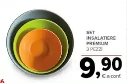 Todis Set insalatiere premium 3 pezzi offerta