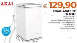 Todis AKAI Congelatore ice 103 offerta