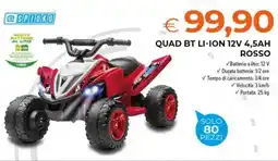 Todis eSPIDKO QUAD BT LI-ION 12V 4,5AH Rosso offerta