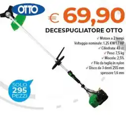 Todis Otto decespugliatore otto offerta