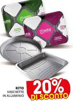 Mazzeo Giocattoli Kito vaschette in alluminio di sconto offerta