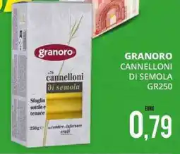 Mazzeo Giocattoli Granoro cannelloni di semola offerta