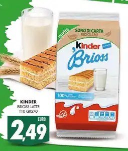 Mazzeo Giocattoli Kinder brioss latte T10 offerta
