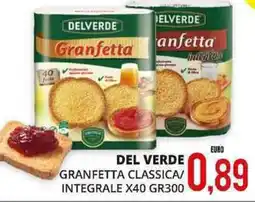 Mazzeo Giocattoli Del verde granfetta classica/ integrale x40 offerta
