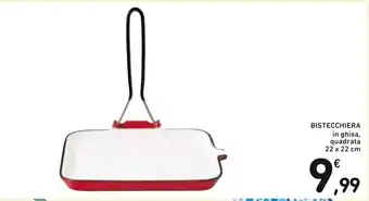 Spazio Conad Bistecchiera in ghisa quadrata 22 x 22 cm offerta