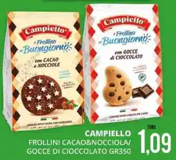 Mazzeo Giocattoli Campiello frollini cacao&nocciola/ gocce di cioccolato offerta
