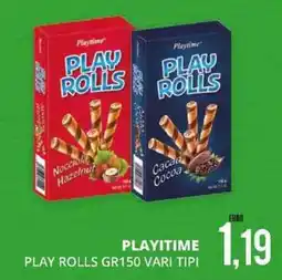 Mazzeo Giocattoli Playitime play rolls vari tipi offerta