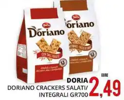 Mazzeo Giocattoli Doria doriano crackers salati/ integrali offerta