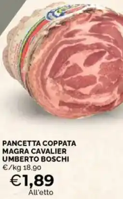 Mercatò Pancetta coppata magra cavalier umberto boschi offerta