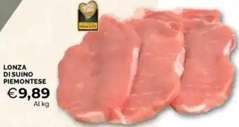 Mercatò Lonza di suino piemontese offerta