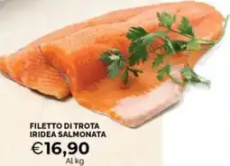 Mercatò Filetto di trota iridea salmonata offerta