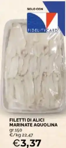 Mercatò Filetti di alici marinate aquolina offerta