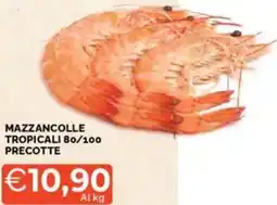 Mercatò Mazzancolle tropicali 80/100 precotte offerta