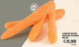 Mercatò Carote sfuse natura chiama selex offerta