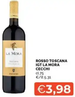 Mercatò Rosso toscana igt la mora cecchi offerta