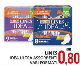 Mazzeo Giocattoli Lines idea ultra assorbenti vari formati offerta