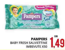 Mazzeo Giocattoli Pampers baby fresh salviettine imbevute x50 offerta