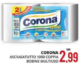 Mazzeo Giocattoli Corona asciugatutto 1000 coppia bobine multiuso offerta